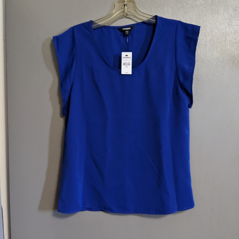 Express Royal Blue Top